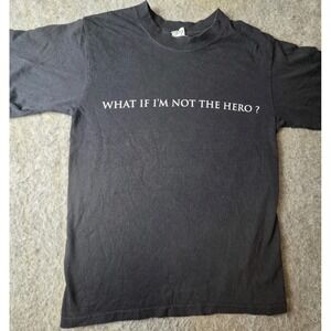 Twilight Promo T shirt What If I'm Not The Hero ? What If I'm The Bad Guy Small